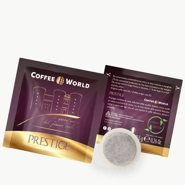 Prestige Box da 150 Cialde Carta 7,5 gr Compatibili ESE44